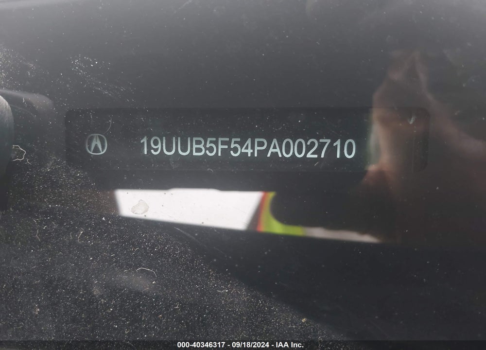 2023 ACURA TLX A-SPEC PACKAGE VIN: 19UUB5F54PA002710