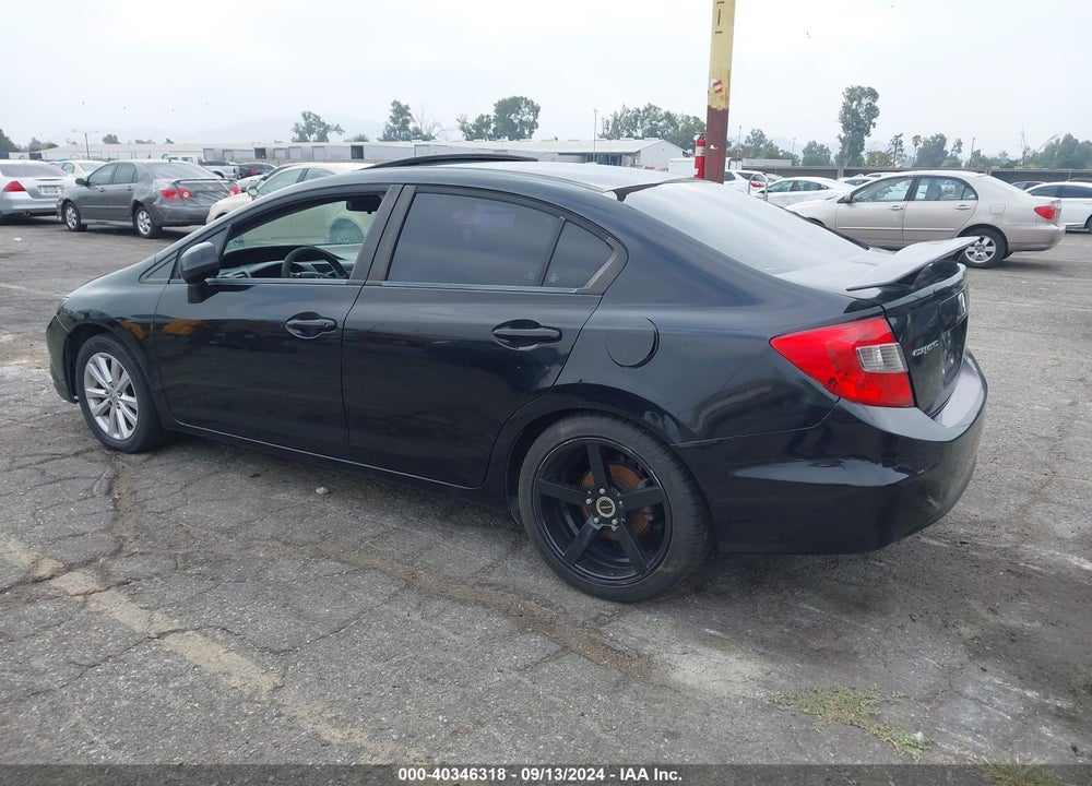 2012 HONDA CIVIC EX VIN: 19XFB2F84CE360445