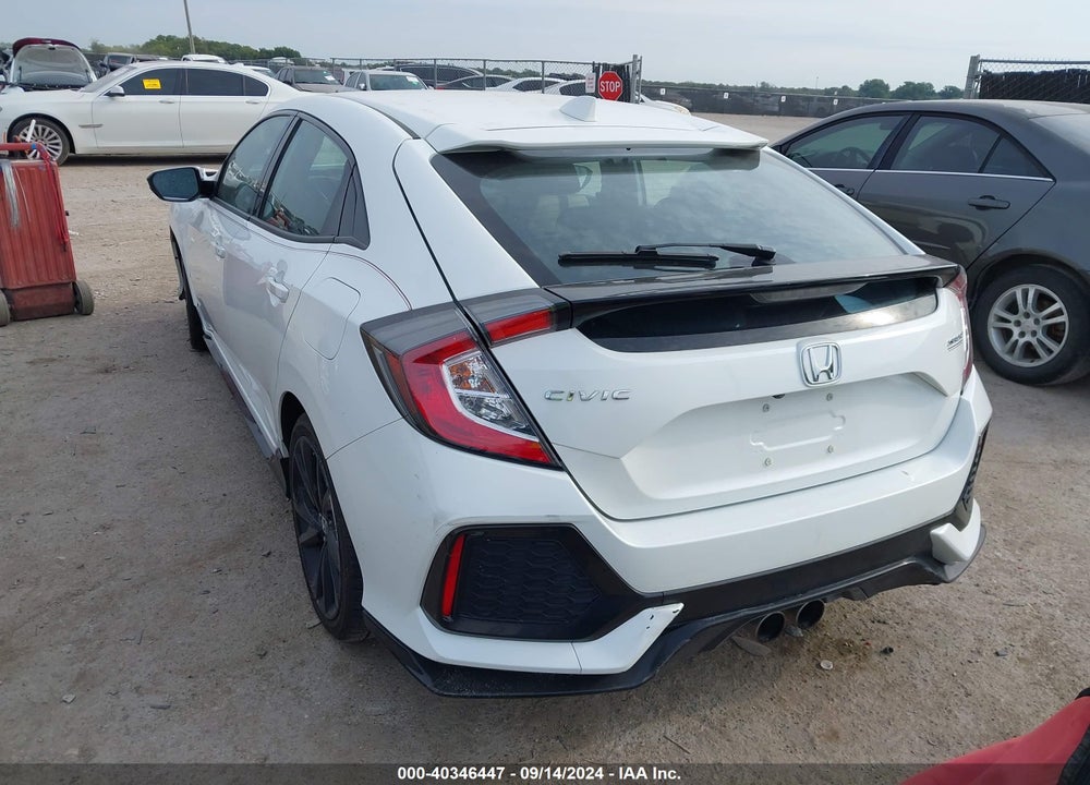 2017 HONDA CIVIC SPORT VIN: SHHFK7H49HU221631
