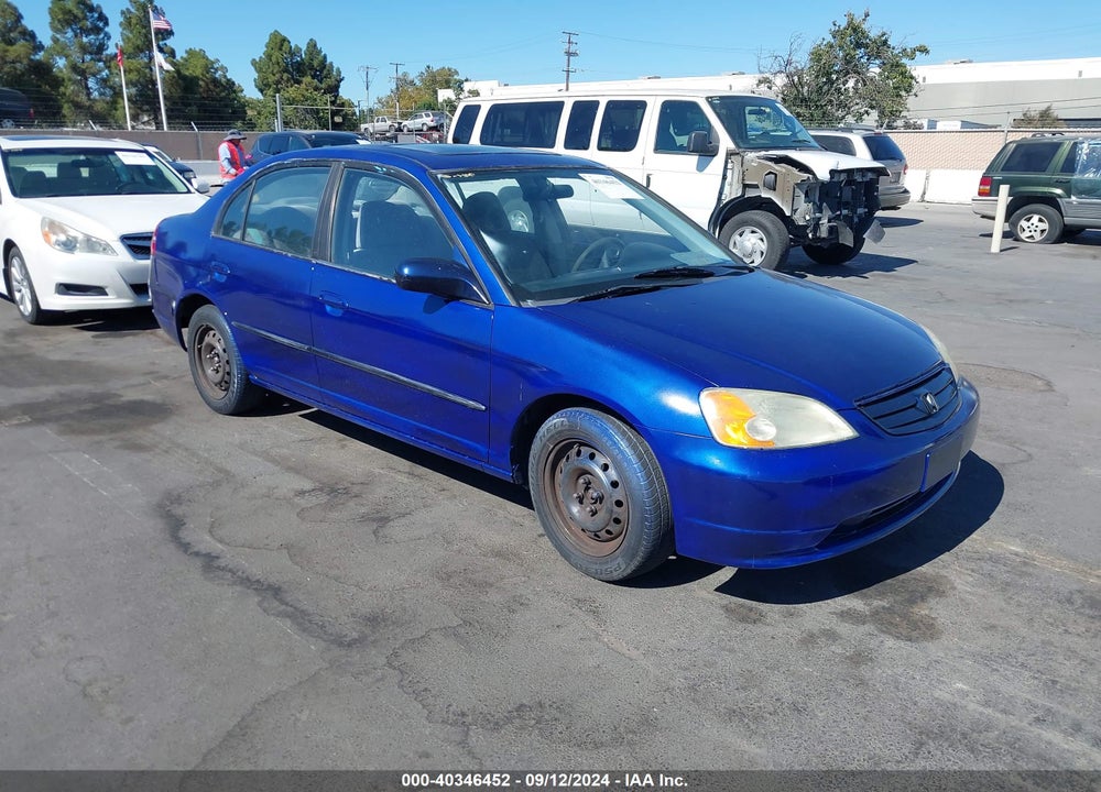2002 HONDA CIVIC EX VIN: 2HGES26702H556664