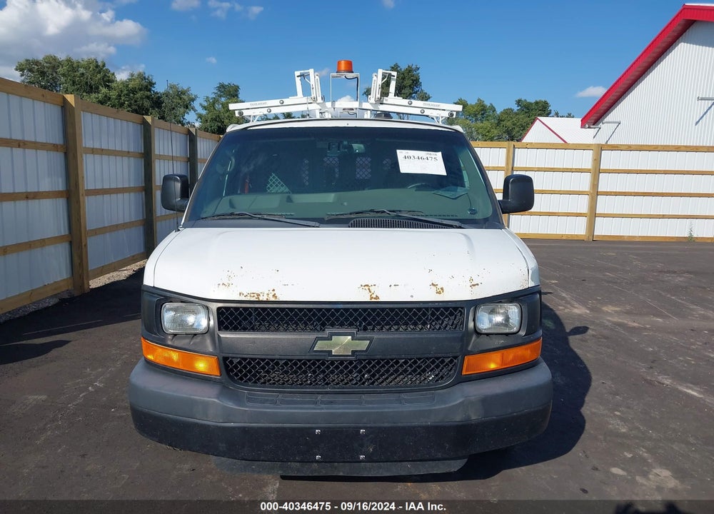 2011 CHEVROLET EXPRESS 2500 WORK VAN VIN: 1GCWGFCGXB1163074