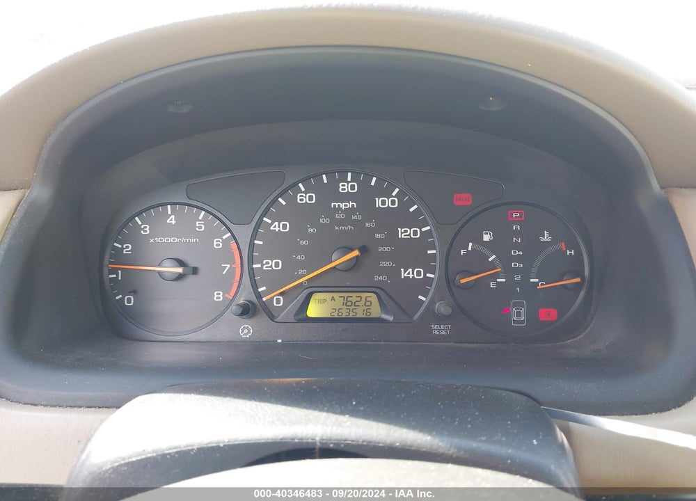 1999 HONDA ACCORD EX VIN: 1HGCG3274XA020066