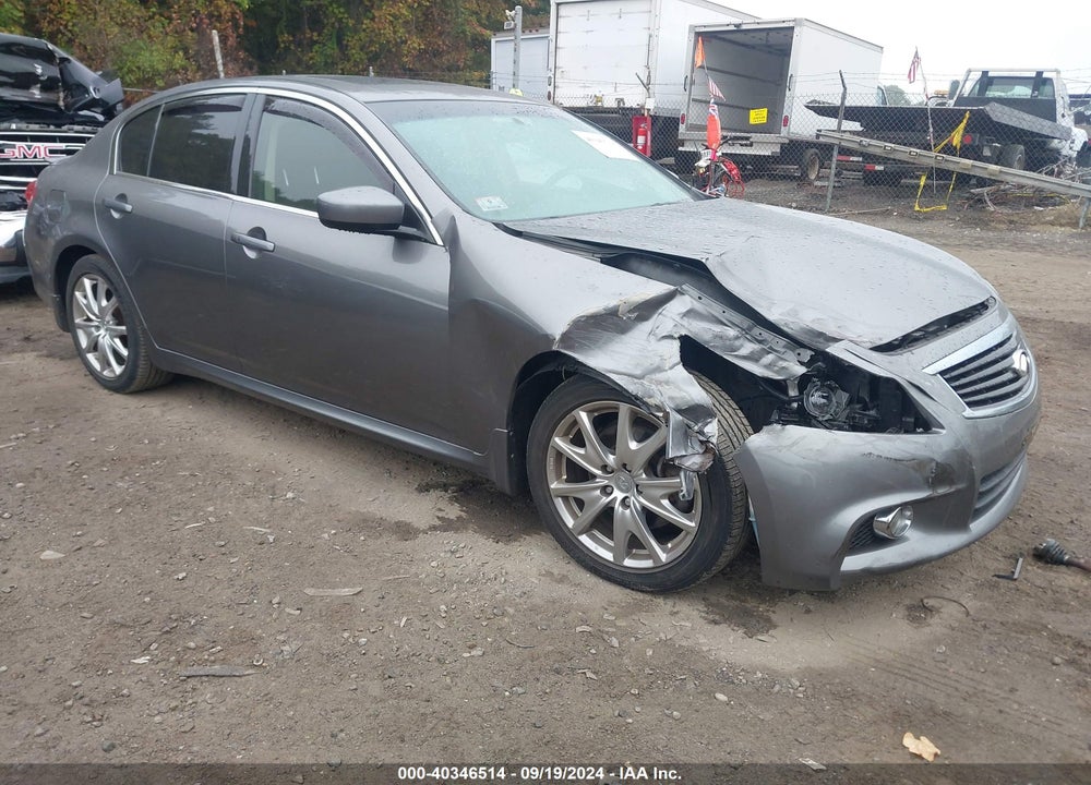 2013 INFINITI G37X VIN: JN1CV6AR5DM758819