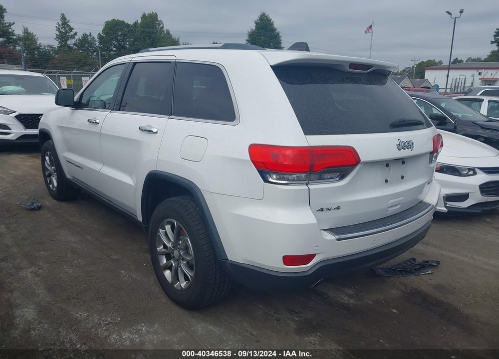 2014 JEEP GRAND CHEROKEE LIMITED VIN: 1C4RJFBGXEC206496
