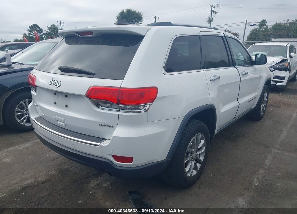 2014 JEEP GRAND CHEROKEE LIMITED VIN: 1C4RJFBGXEC206496