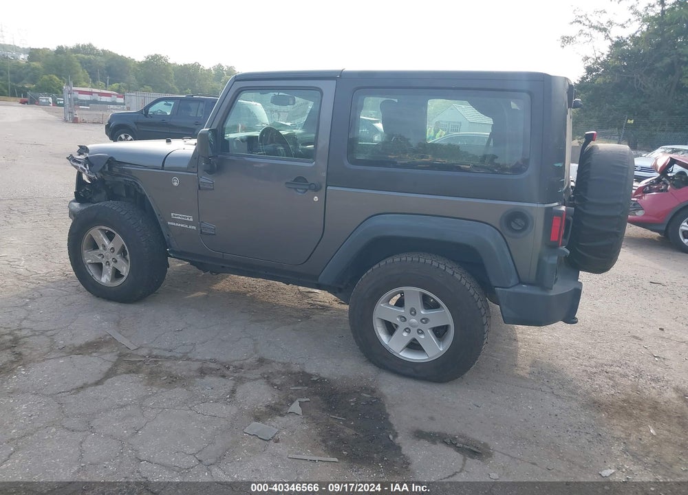 2016 JEEP WRANGLER SPORT VIN: 1C4AJWAG2GL253006