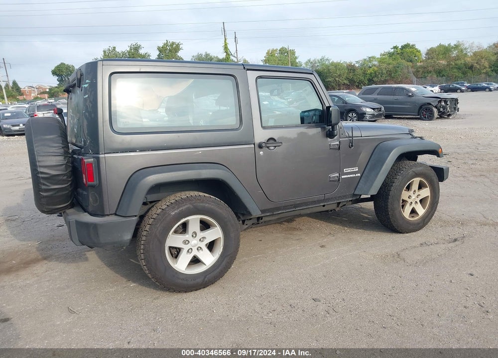 2016 JEEP WRANGLER SPORT VIN: 1C4AJWAG2GL253006