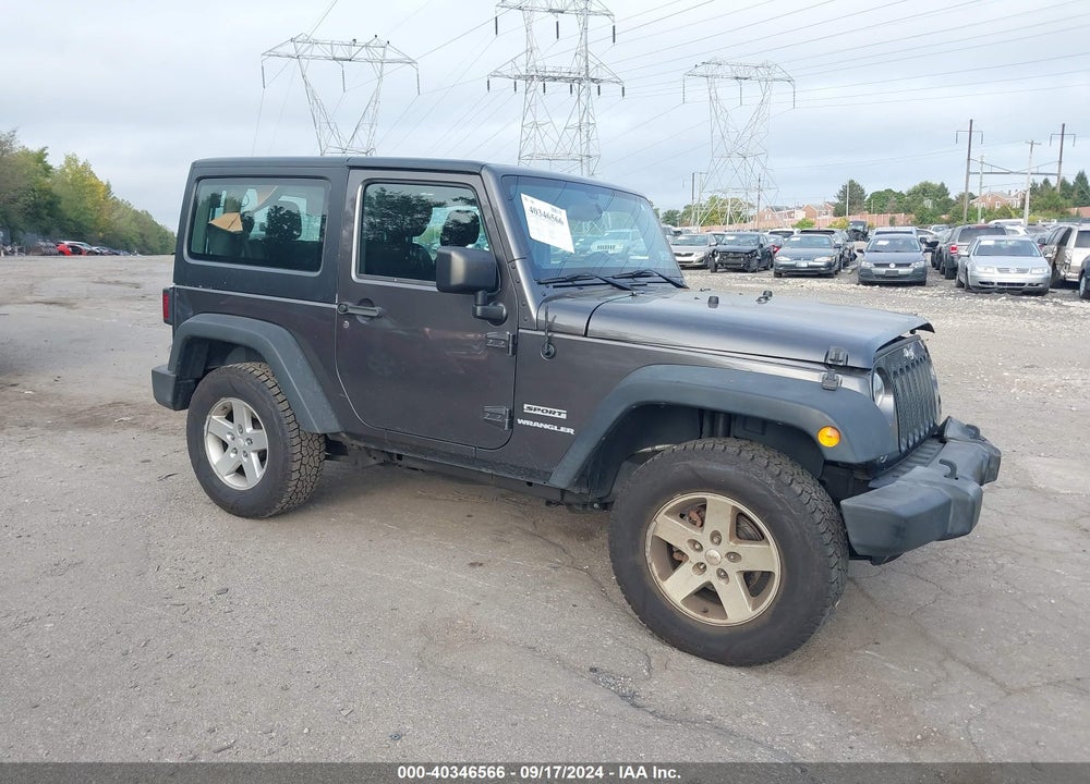 2016 JEEP WRANGLER SPORT VIN: 1C4AJWAG2GL253006