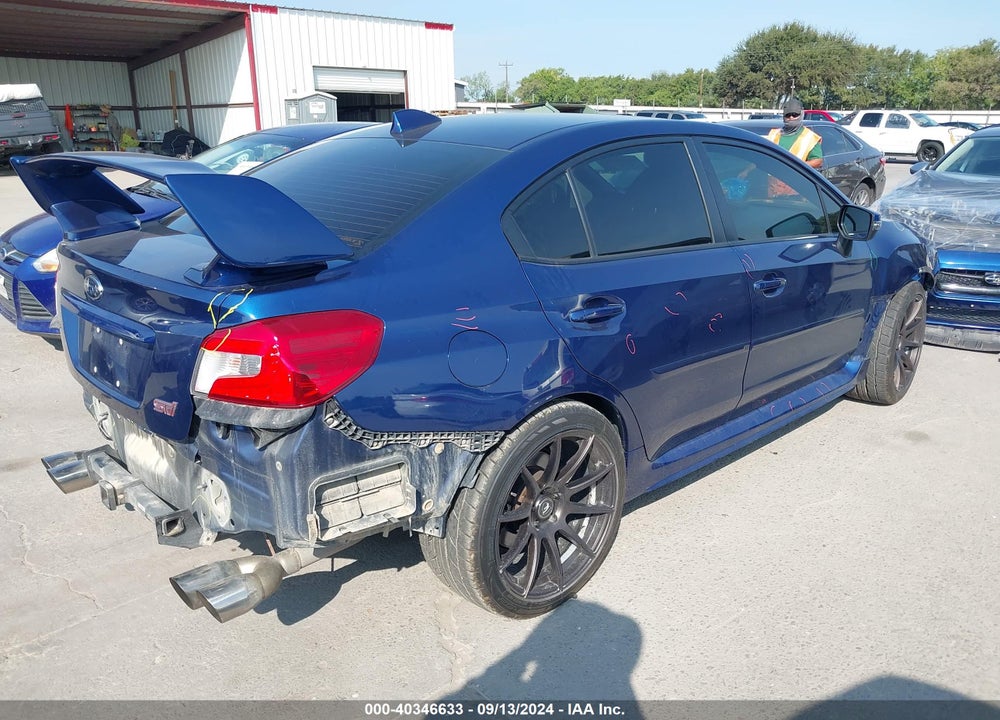 2015 SUBARU WRX STI LIMITED VIN: JF1VA2S65F9802425