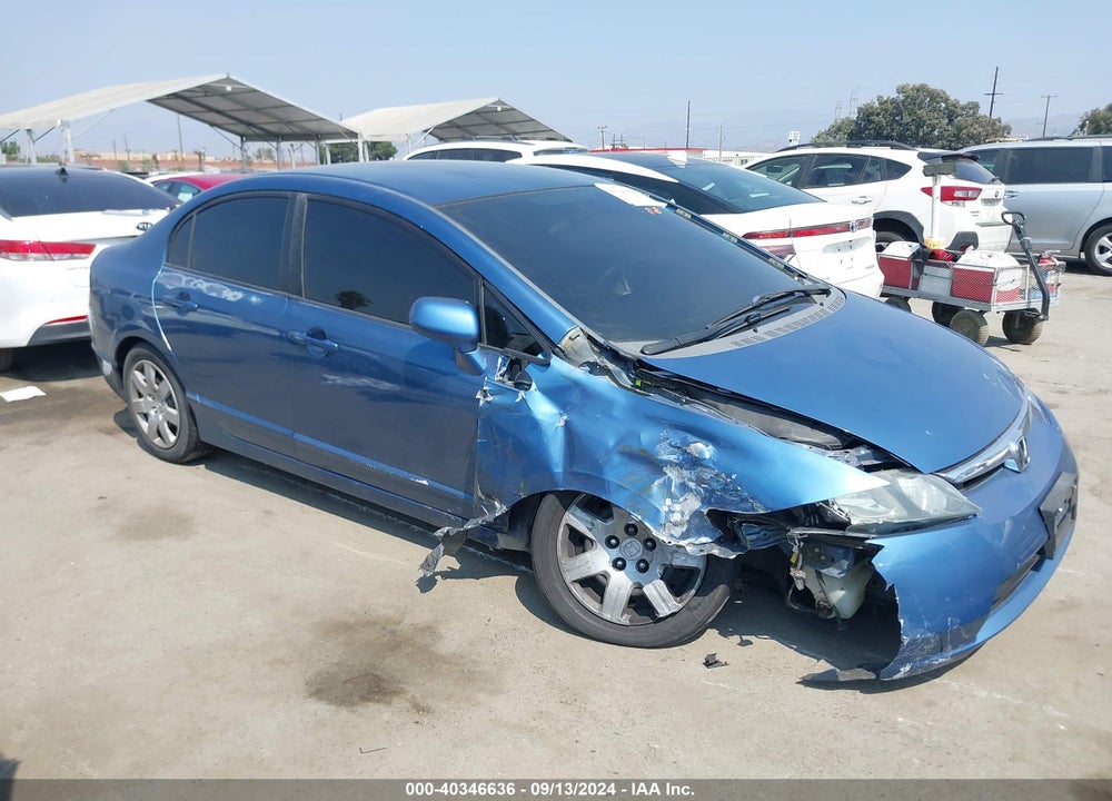 2008 HONDA CIVIC LX VIN: 2HGFA16578H525100
