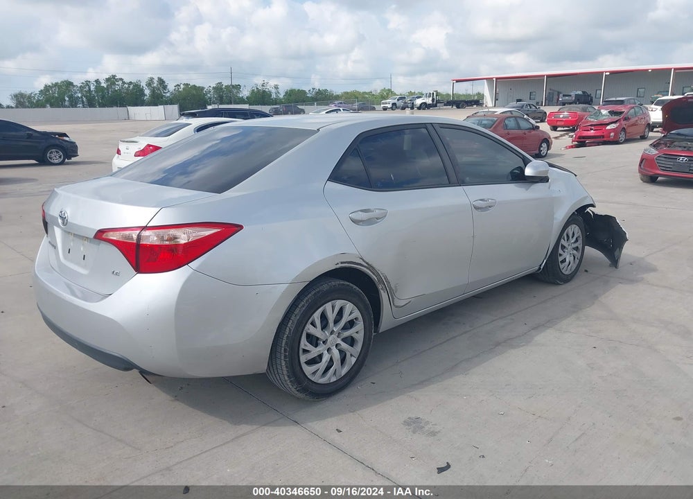 2017 TOYOTA COROLLA LE VIN: 5YFBURHEXHP605484