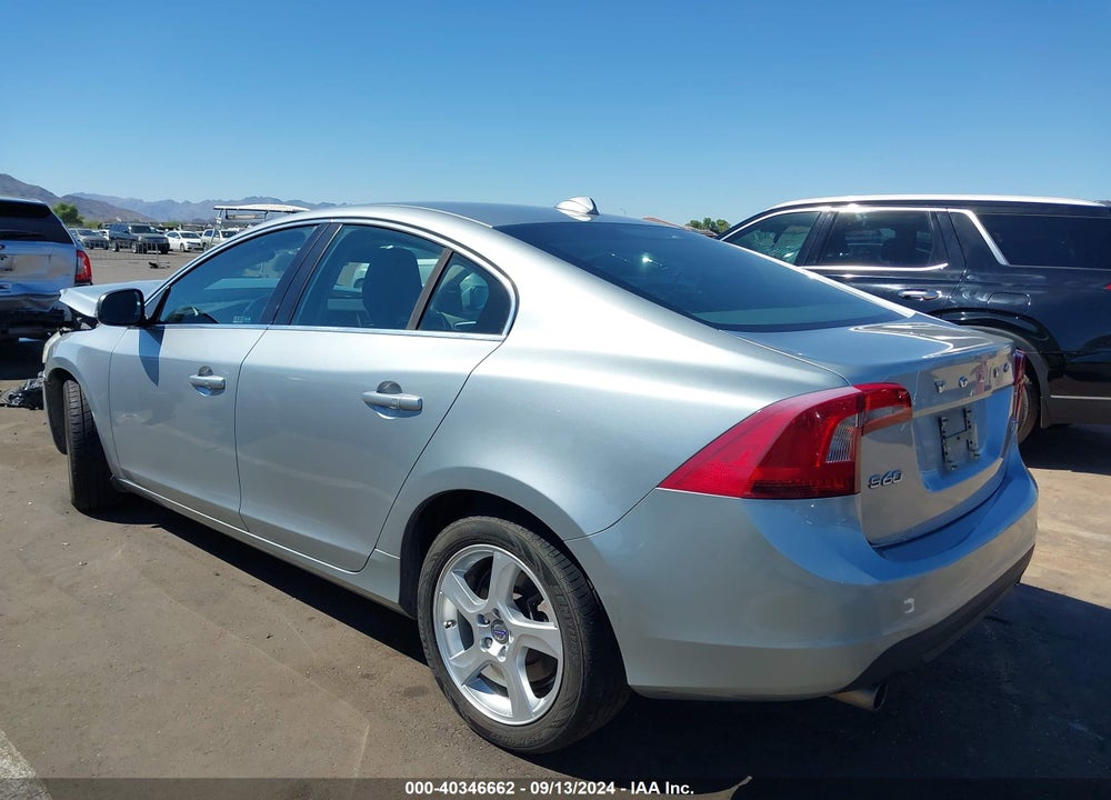2013 VOLVO S60 T5 VIN: YV1612FH6D2176779