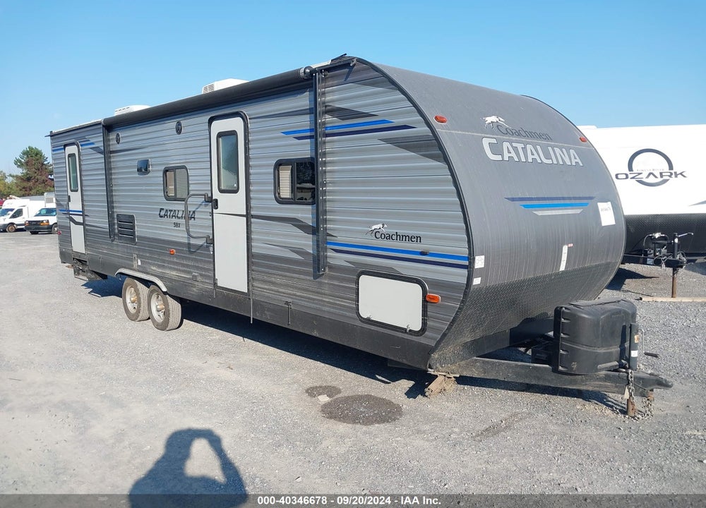 2019 FOREST RIVER CATALINA 281DDS VIN: 5ZT2CATB6KU034019