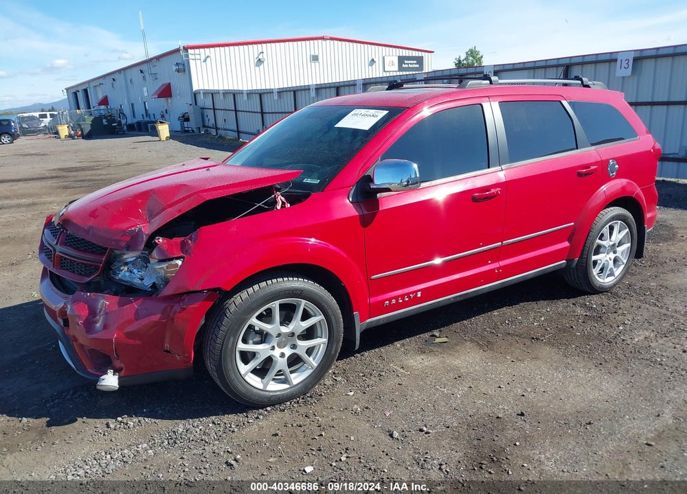 2012 DODGE JOURNEY R/T RALLYE VIN: 3C4PDDEG5CT263446