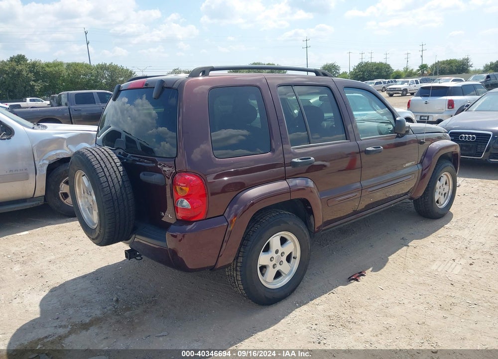 2004 JEEP LIBERTY LIMITED EDITION VIN: 1J4GK58K34W153206
