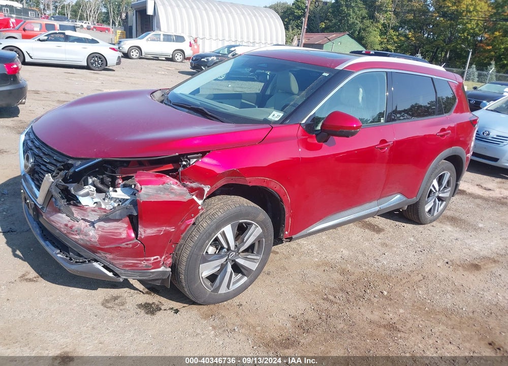 2022 NISSAN ROGUE SL INTELLIGENT AWD VIN: 5N1BT3CB6NC716675