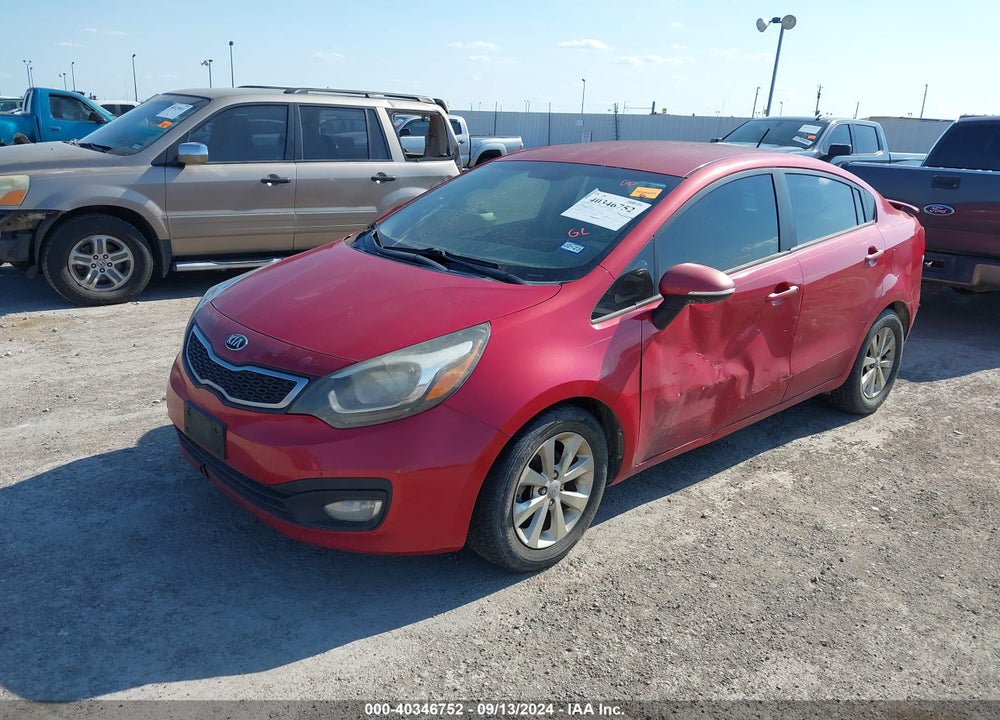 2013 KIA RIO EX VIN: KNADN4A39D6134685