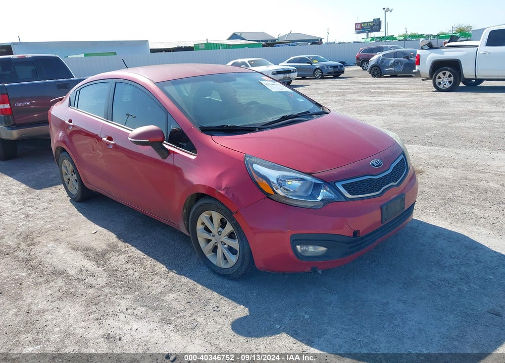 2013 KIA RIO EX VIN: KNADN4A39D6134685