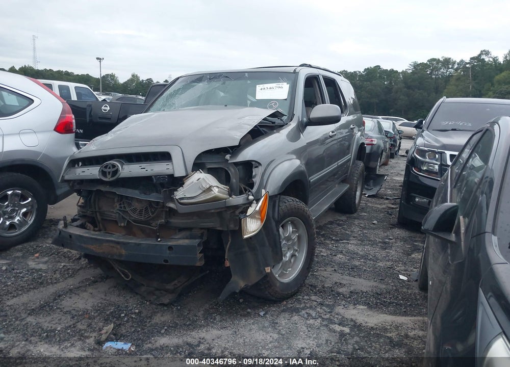 2005 TOYOTA SEQUOIA SR5 V8 VIN: 5TDZT34A85S258788