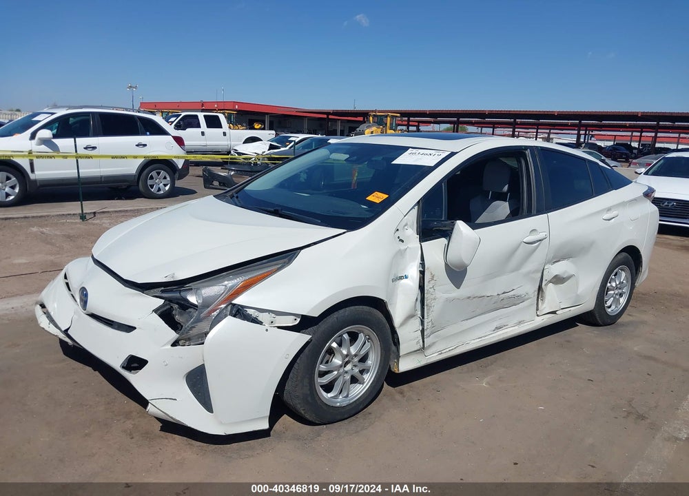 2018 TOYOTA PRIUS THREE VIN: JTDKARFU3J3058592