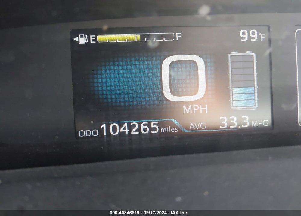 2018 TOYOTA PRIUS THREE VIN: JTDKARFU3J3058592