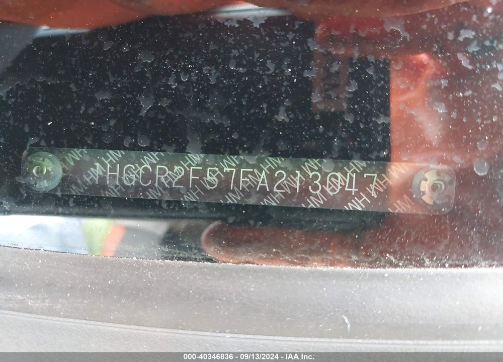 2015 HONDA ACCORD SPORT VIN: 1HGCR2F57FA213047