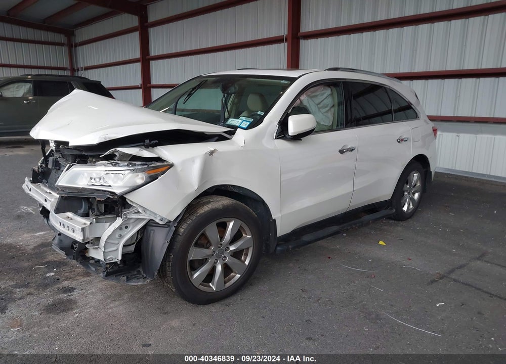 2015 ACURA MDX ADVANCE PKG W/ENTERTAINMENT PKG VIN: 5FRYD4H83FB005503
