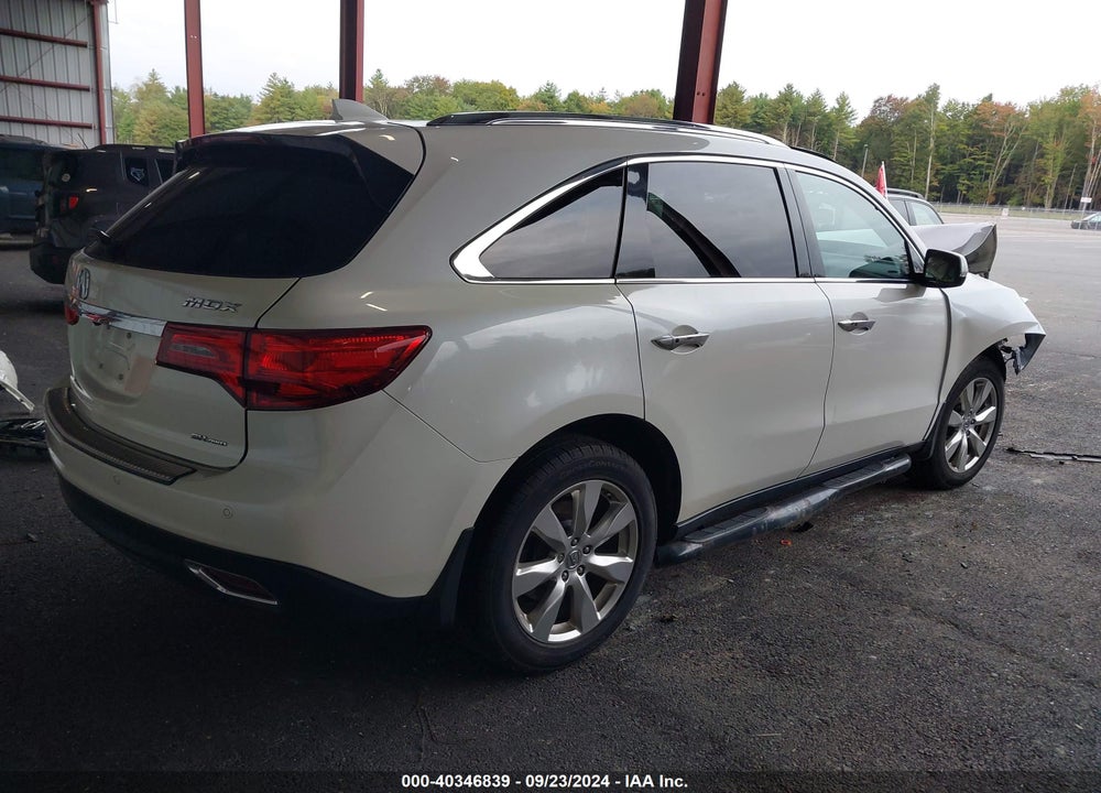 2015 ACURA MDX ADVANCE PKG W/ENTERTAINMENT PKG VIN: 5FRYD4H83FB005503