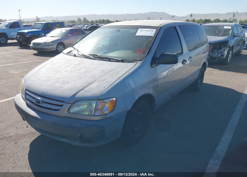 2001 TOYOTA SIENNA CE VIN: 4T3ZF19C41U356084