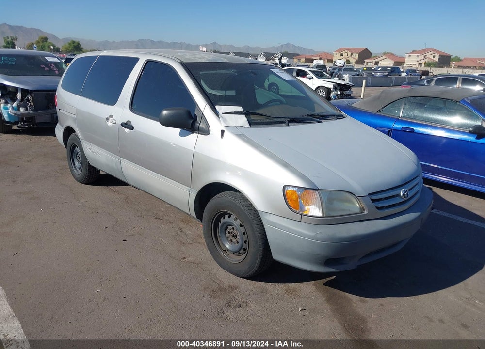 2001 TOYOTA SIENNA CE VIN: 4T3ZF19C41U356084