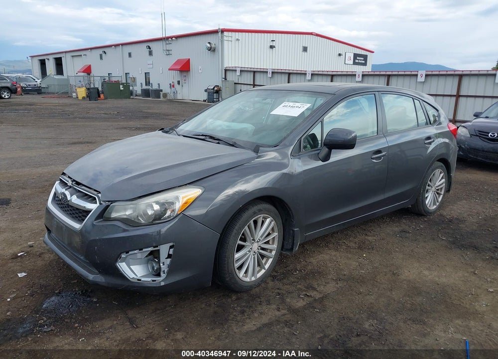 2012 SUBARU IMPREZA 2.0I PREMIUM VIN: JF1GPAD62CH206866