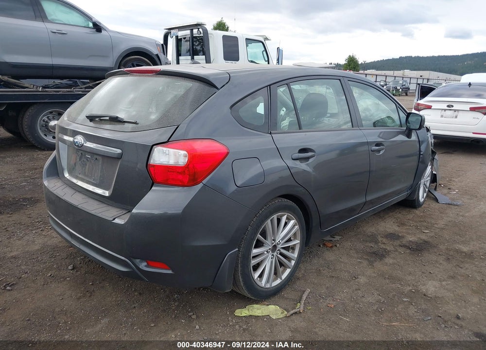 2012 SUBARU IMPREZA 2.0I PREMIUM VIN: JF1GPAD62CH206866