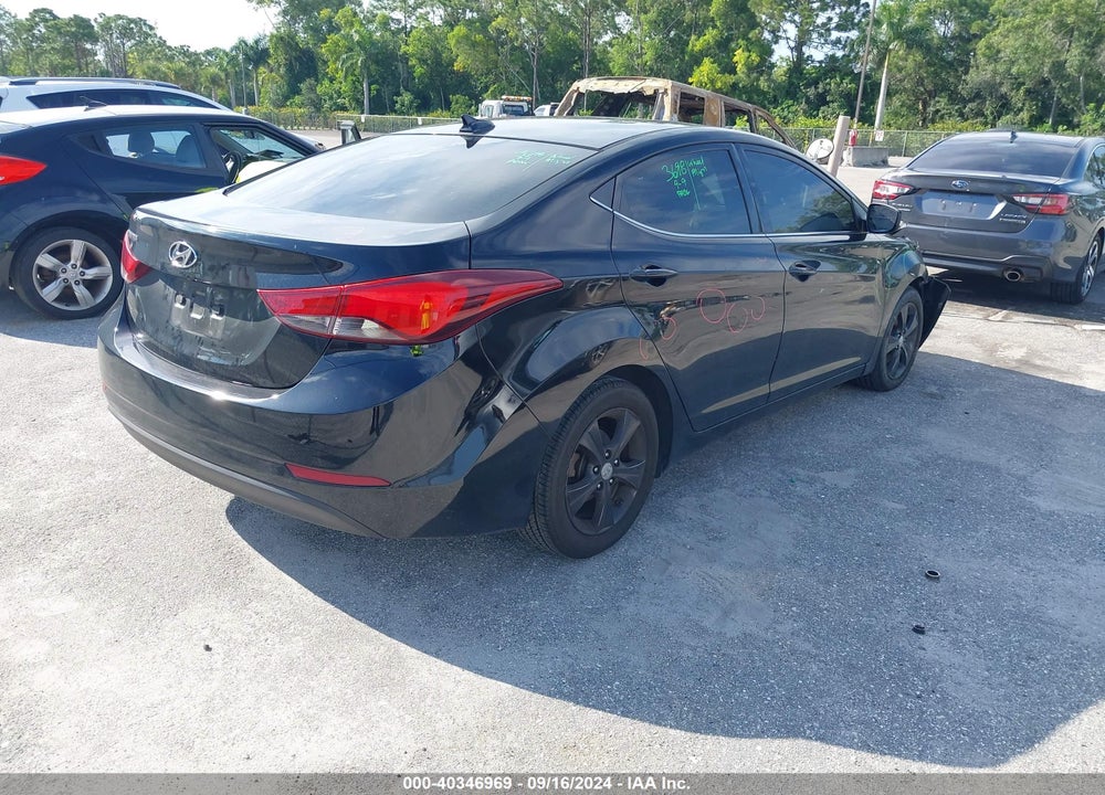 2016 HYUNDAI ELANTRA VALUE EDITION VIN: 5NPDH4AE9GH728537