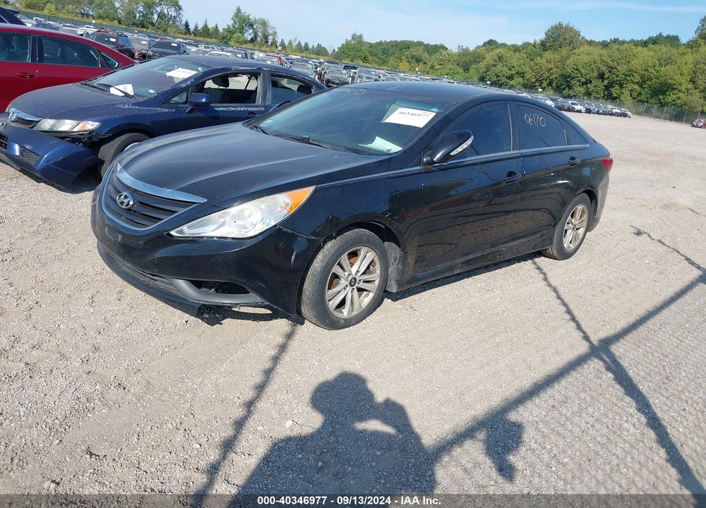 2014 HYUNDAI SONATA GLS VIN: 5NPEB4AC7EH872587