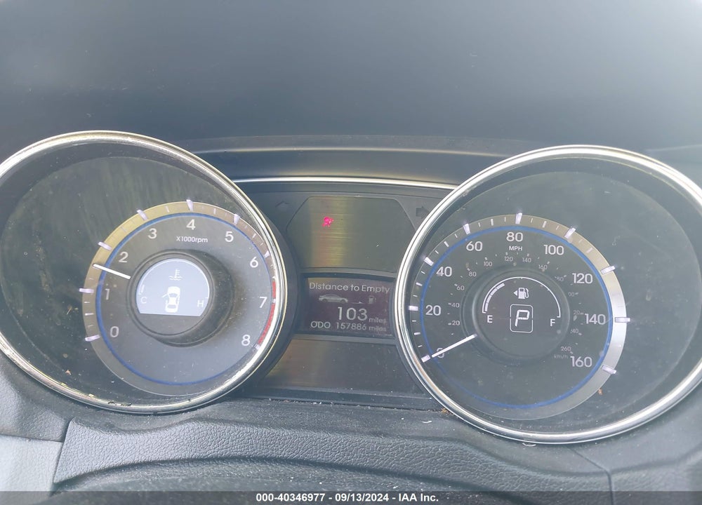 2014 HYUNDAI SONATA GLS VIN: 5NPEB4AC7EH872587