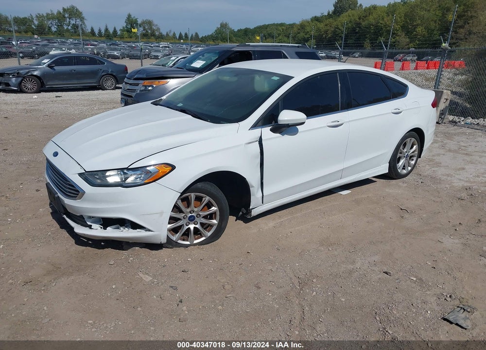 2018 FORD FUSION S VIN: 3FA6P0G73JR125655