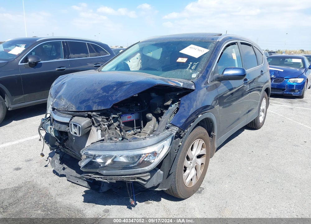 2015 HONDA CR-V EX-L VIN: 2HKRM3H72FH548852