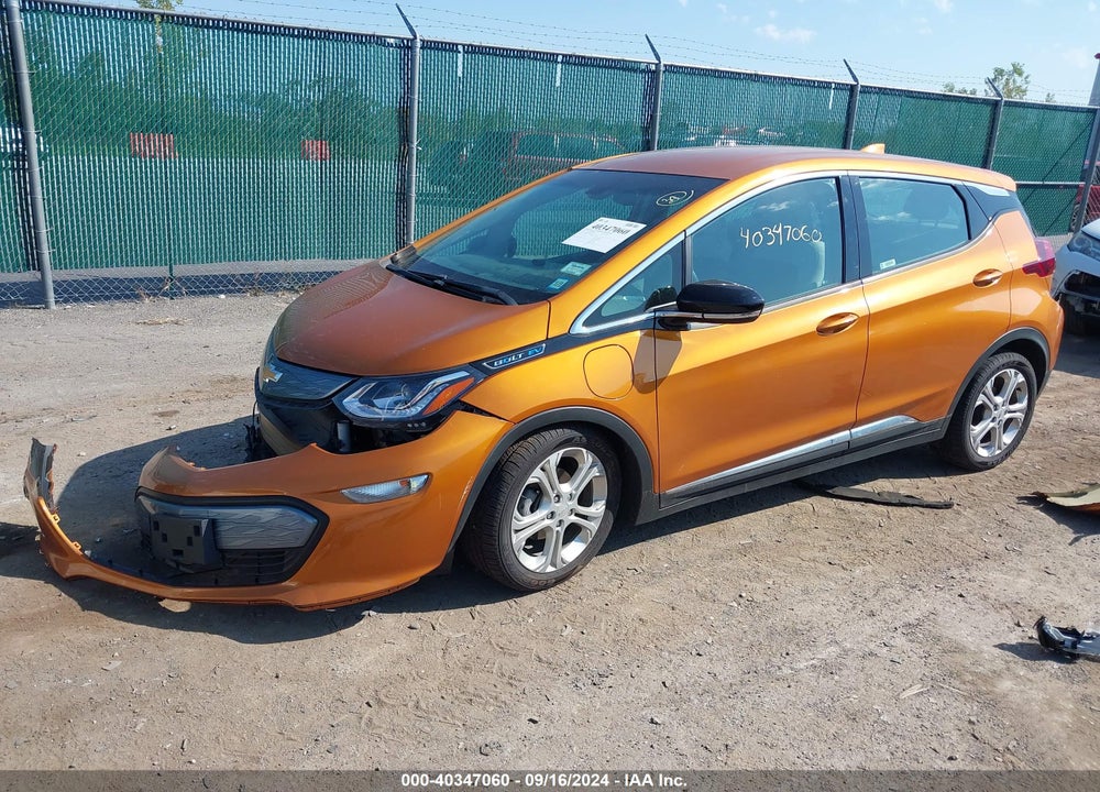 2017 CHEVROLET BOLT EV LT VIN: 1G1FW6S02H4180152