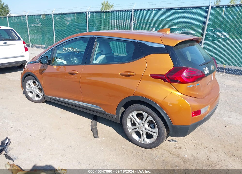 2017 CHEVROLET BOLT EV LT VIN: 1G1FW6S02H4180152