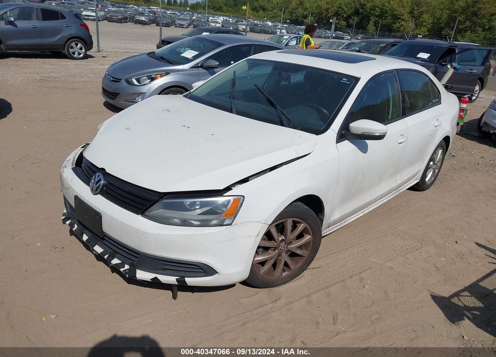 2012 VOLKSWAGEN JETTA 2.5L SE VIN: 3VWDP7AJ2CM006779