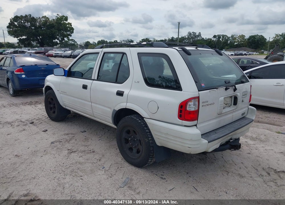 2000 ISUZU RODEO LS/LSE/S 3.2L VIN: 4S2CK58WXY4320903