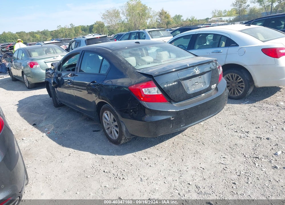 2012 HONDA CIVIC EX VIN: 19XFB2F87CE056011