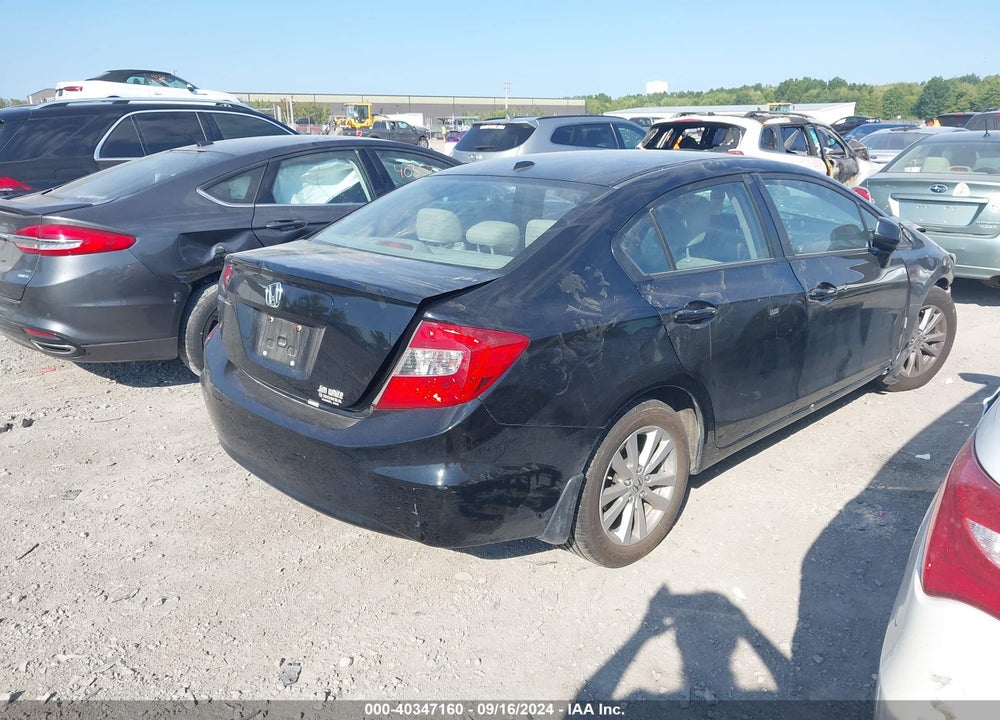 2012 HONDA CIVIC EX VIN: 19XFB2F87CE056011