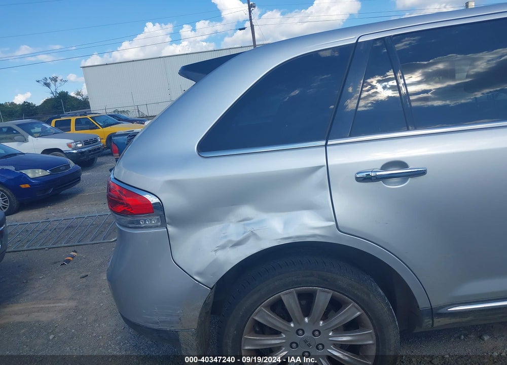 2012 LINCOLN MKX VIN: 2LMDJ8JK0CBL18538