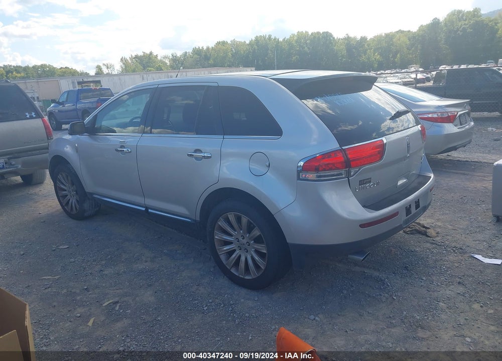2012 LINCOLN MKX VIN: 2LMDJ8JK0CBL18538