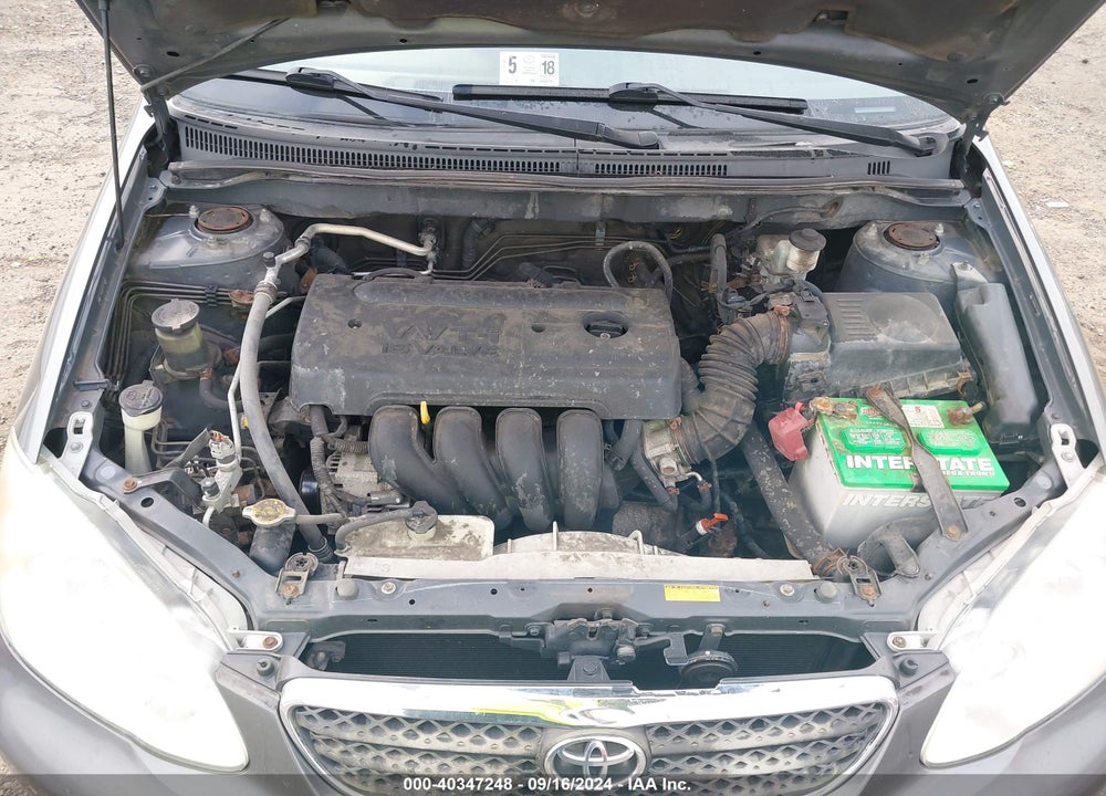 2007 TOYOTA COROLLA LE VIN: 2T1BR30E57C810980