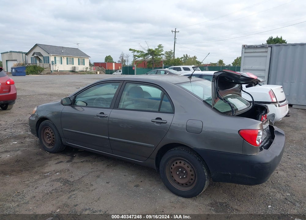 2007 TOYOTA COROLLA LE VIN: 2T1BR30E57C810980
