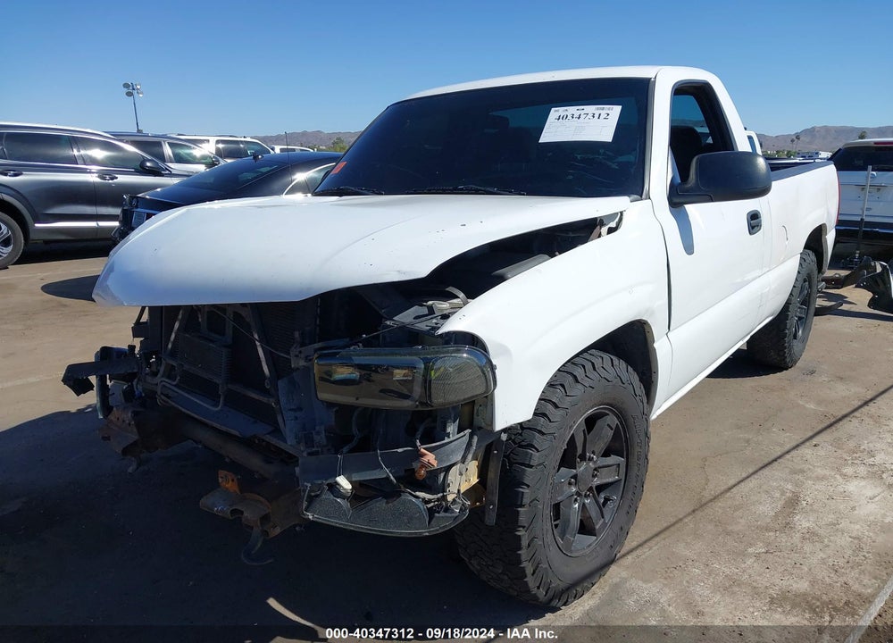 2001 GMC SIERRA 1500 SL VIN: 1GTEC14V11Z302550