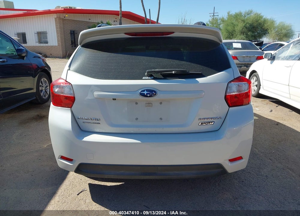 2015 SUBARU IMPREZA 2.0I SPORT PREMIUM VIN: JF1GPAY62FH328321