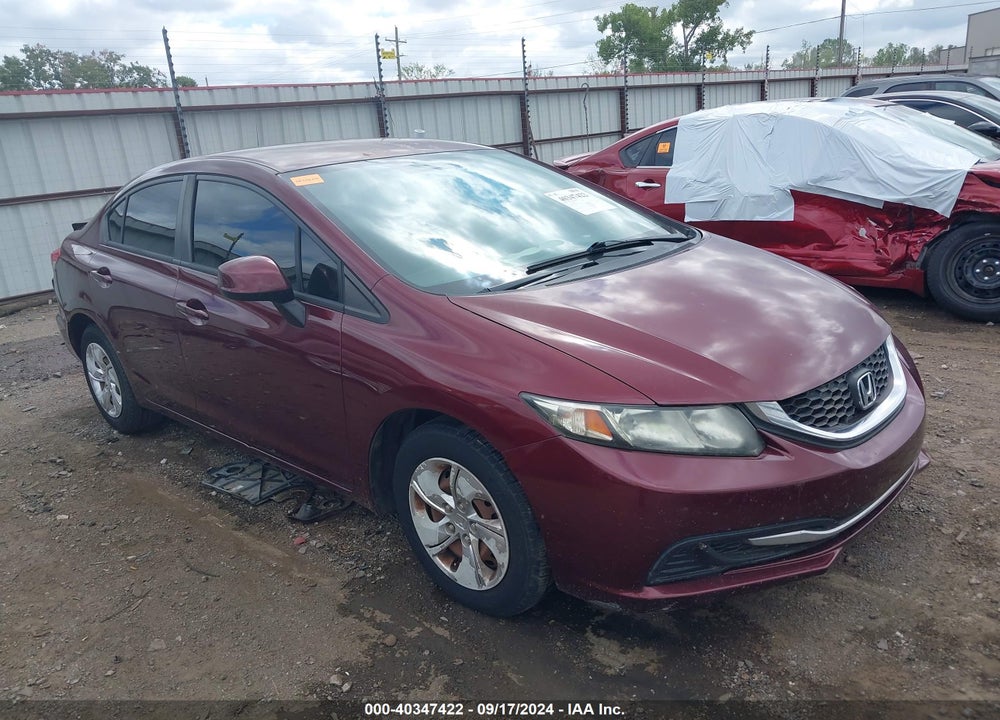 2013 HONDA CIVIC LX VIN: 2HGFB2F56DH570445